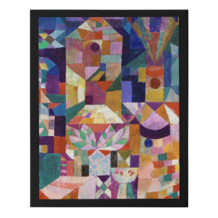 Castle Garden, Paul Klee Faux Canvas Print