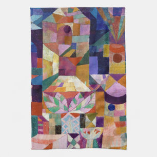 Castle Garden, Paul Klee Kitchen Towel