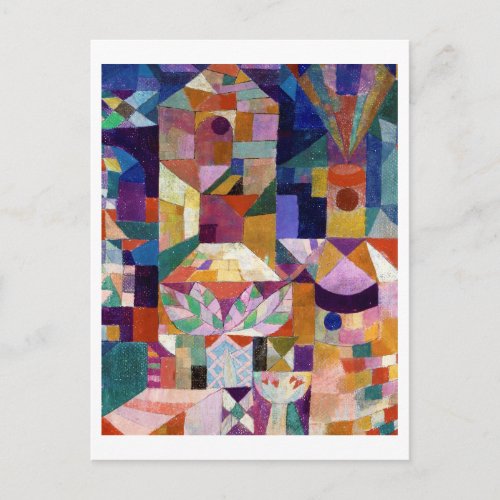 Castle Garden Paul Klee Postcard