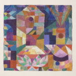 Castle Garden, Paul Klee Scarf<br><div class="desc">Paul Klee (18 December 1879 – 29 June 1940) was a Swiss-born artist. His highly individual style was influenced by movements in art that included Expressionism, Cubism, and Surrealism. Klee was a natural draftsman who experimented with and eventually deeply explored color theory, writing about it extensively; his lectures Writings on...</div>