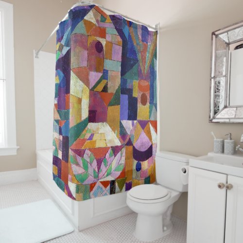 Castle Garden Paul Klee Shower Curtain