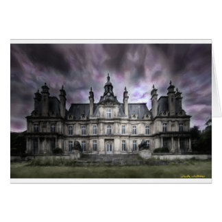 castle ghosts ruin gothic haunted abandoned cards