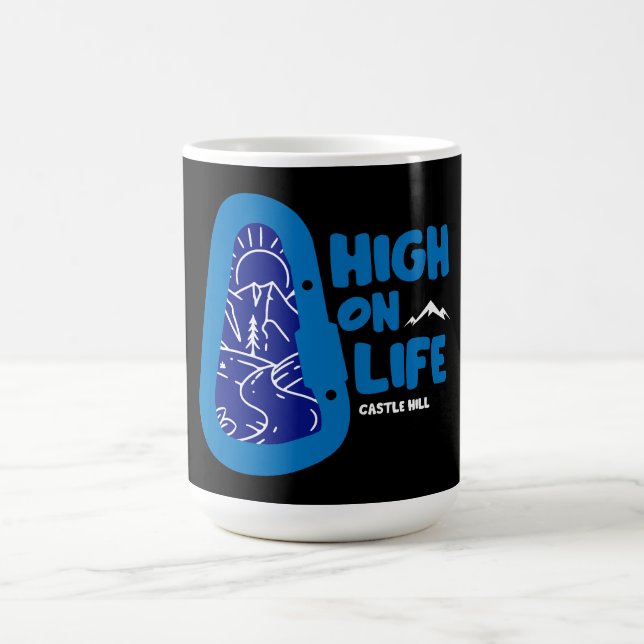 Castle Hill Alpinism New Zealand Coffee Mug (Center)