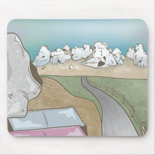 Castle hill bouldering New Zealand Mouse Pad