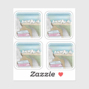 Castle hill bouldering New Zealand Sticker