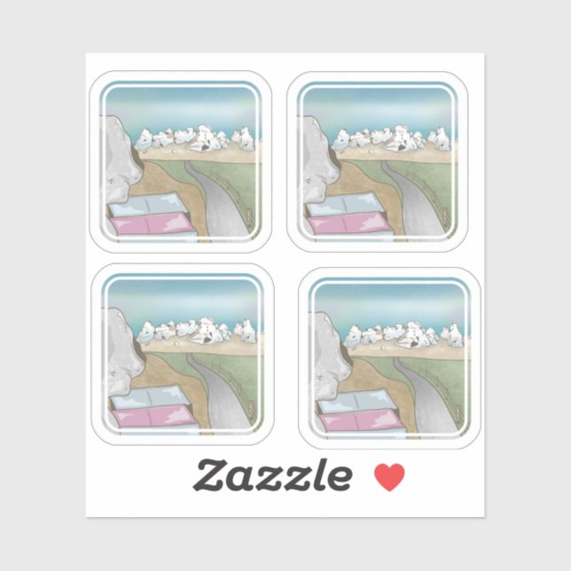 Castle hill bouldering New Zealand Sticker (Sheet)