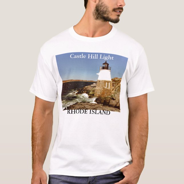 Castle Hill Light, Rhode Island Shirt (Front)