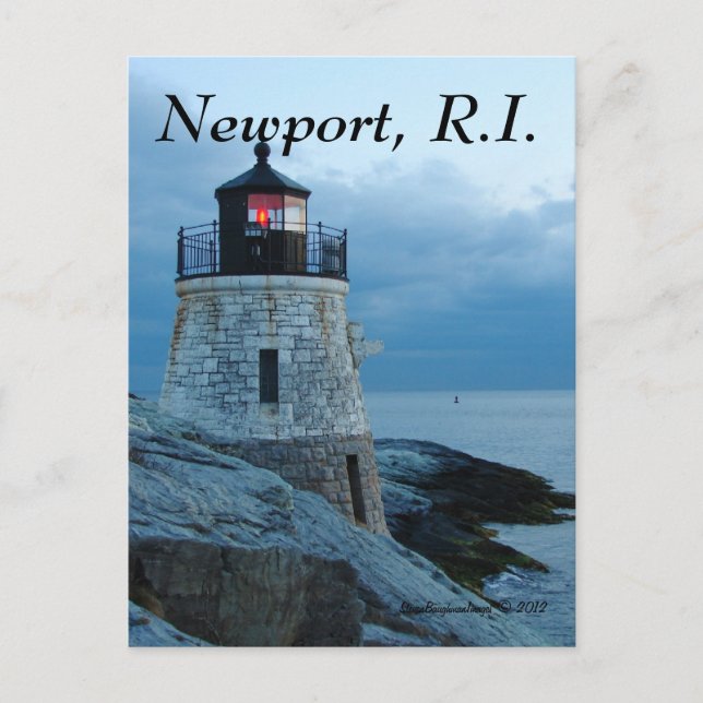 Castle Hill Lighthouse- Newport, RI card (Front)
