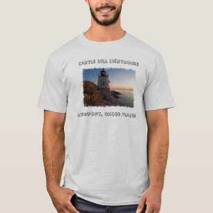 Castle Hill Lighthouse, Newport RI Mens Tee Shirt