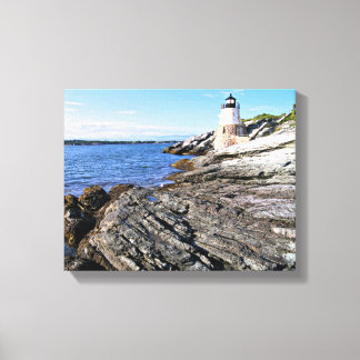 Castle Hill Lighthouse, Rhode Island Canvas Print