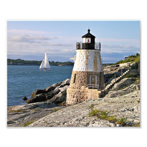 Castle Hill Lighthouse Rhode Island Photo Print