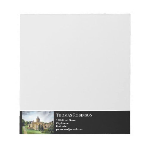 Castle Howard North Yorkshire Watercolor Painting Notepad