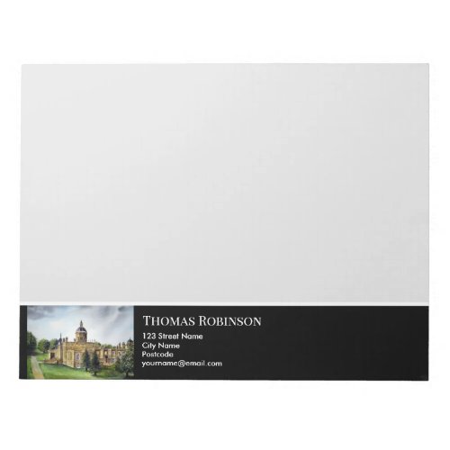 Castle Howard North Yorkshire Watercolor Painting Notepad