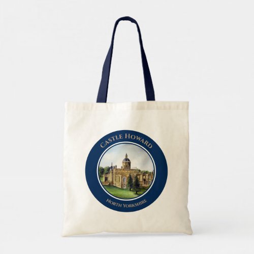 Castle Howard North Yorkshire Watercolor Painting Tote Bag