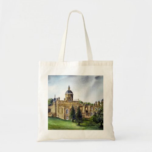 Castle Howard North Yorkshire Watercolor Painting Tote Bag