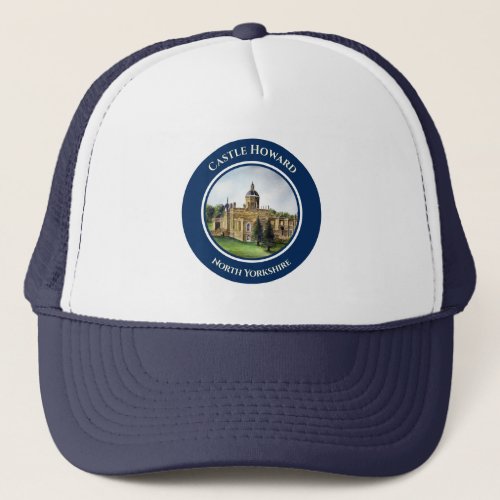 Castle Howard North Yorkshire Watercolor Painting Trucker Hat