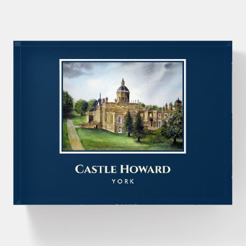 Castle Howard York England Watercolor Painting Paperweight