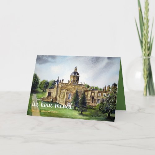 Castle Howard Yorkshire New Home We Have Moved Announcement