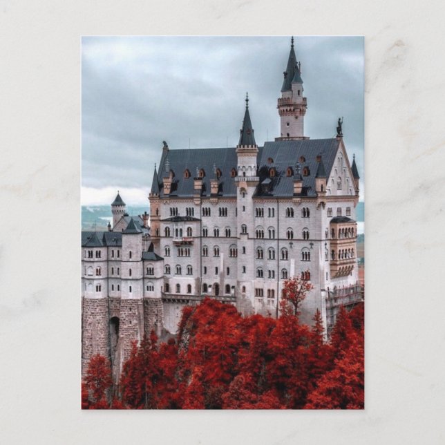 Castle in the Fall Postcard (Front)
