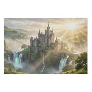 Castle in the Mist Canvas Print