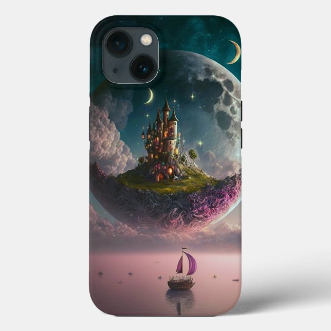 Castle In The Moon Fantasy Case-Mate iPhone Case (Back)