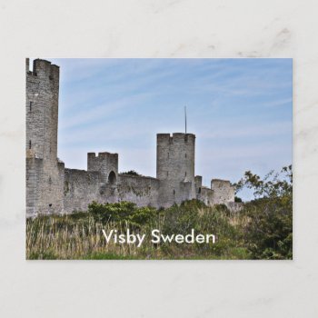 Castle In Visby  Visby Gotland Sweden Postcard by arnet17 at Zazzle