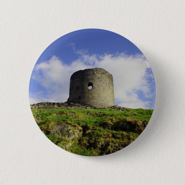 Castle in Wales Pinback Button (Front)