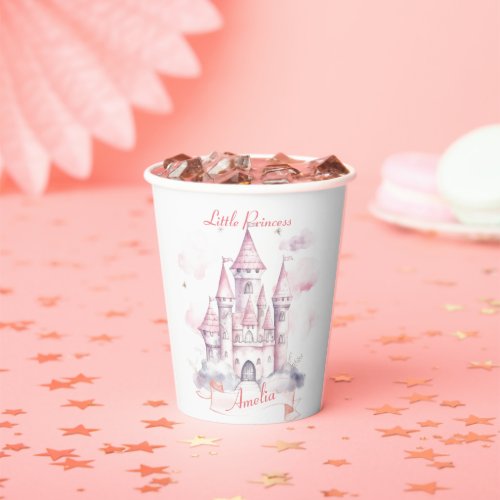 Castle Kingdom Princess 1st Birthday Party  Paper Cups