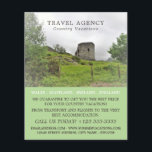 Castle Landscape, Travel Agency Advert Flyer<br><div class="desc">Castle Landscape,  Travel Agency Advertising Flyers By The Business Card Store.</div>