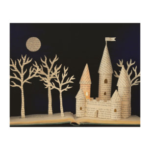 Castle light box 2013 wood wall decor