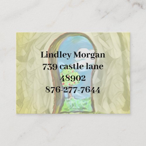 Castle lock calling card