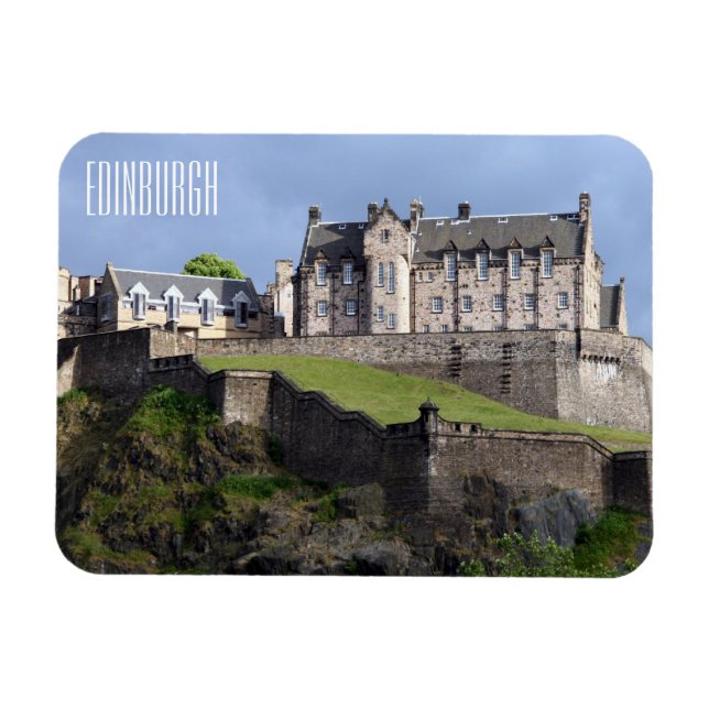 castle medieval edinburgh magnet (Horizontal)