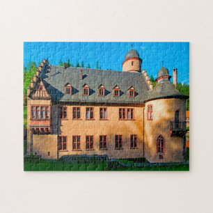 Castle Mespelbrunn Bavaria Germany. Jigsaw Puzzle