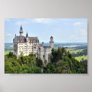Castle Neuschwanstein Bavaria Germany Poster