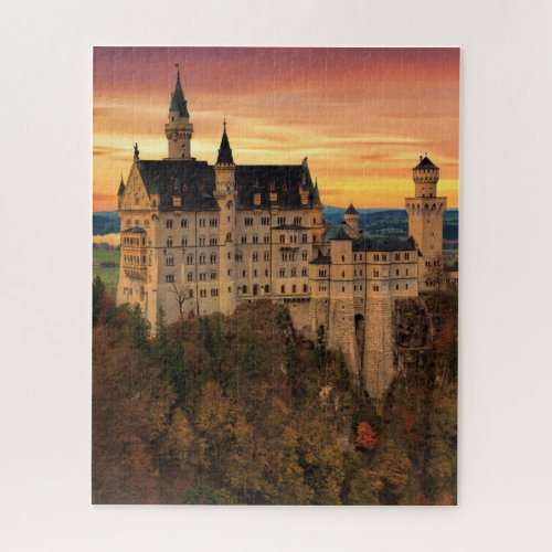 Castle Neuschwanstein Sunset Puzzle