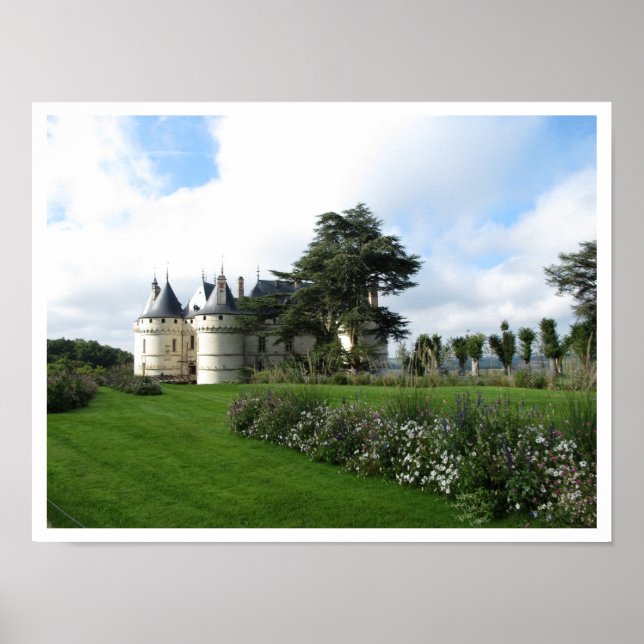 Castle of Chaumont-sur-Loire, France Poster (Front)