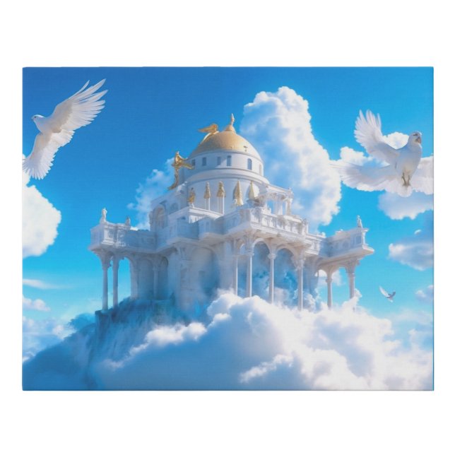 Castle of Lofty Aspirations Faux Canvas Print (Front)