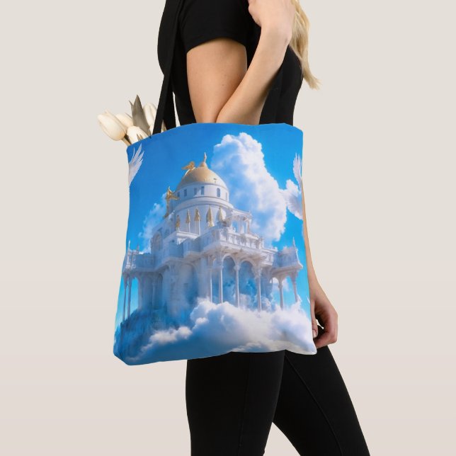 Castle of Lofty Aspirations Tote Bag (Close Up)