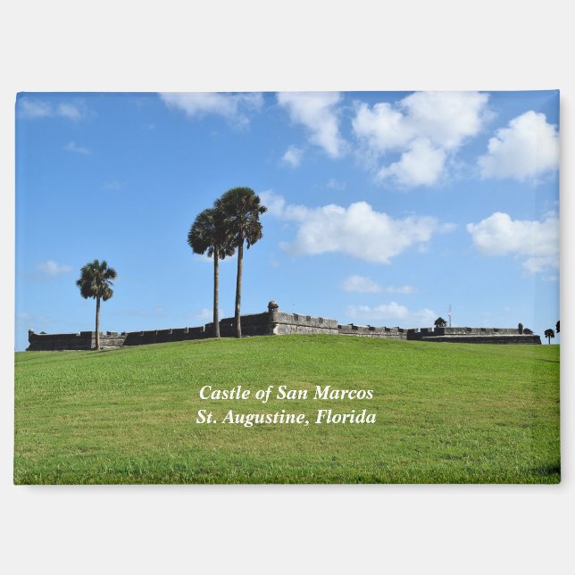 Castle of San Marco St. Augustine, Florida Magnet (Front)
