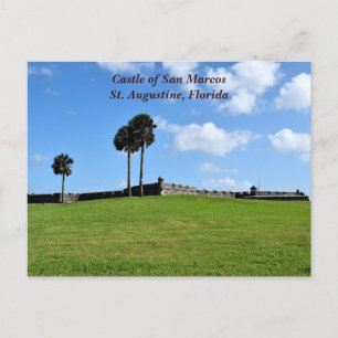 Castle of San Marcos Holiday Postcard