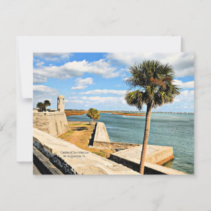 Castle of San Marcos, St. Augustine, FL Postcard