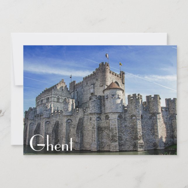 Castle of the Counts in Ghent. (Front)