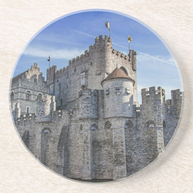Castle of the Counts in Ghent Coaster (Front)