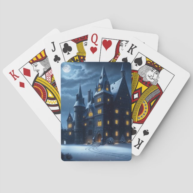 Castle of the Hollow Cold Night Poker Cards (Back)
