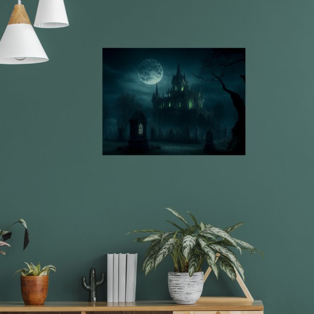Castle of the Necromancer's Experiment Poster (Living Room 1)