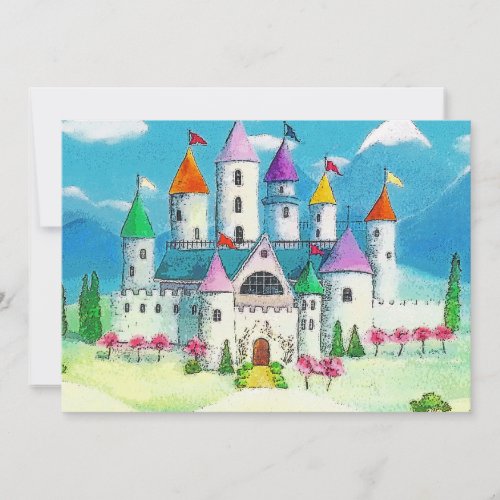 Castle of the Princesses Invitation