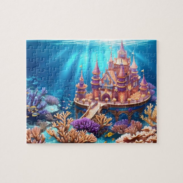 Castle of the Underwater Realm Jigsaw Puzzle (Horizontal)