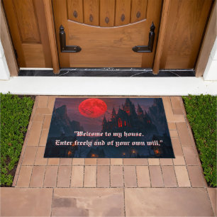 Castle of the Vampire's Blood Doormat