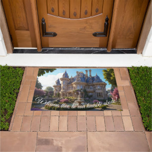 Castle of Victorian Splendor Doormat