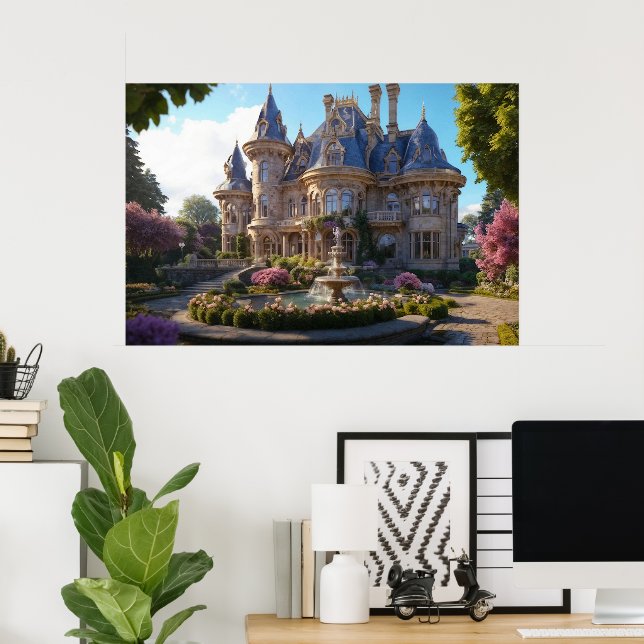 Castle of Victorian Splendor Poster (Home Office)